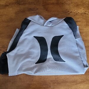 Black and White Hurley Hoodie